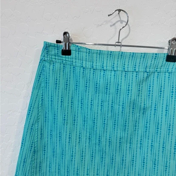 Ripskirt Hawaii Skirt Women Small Blue Dot Mini Length Swim Cover Beach Vacation - Picture 2 of 5